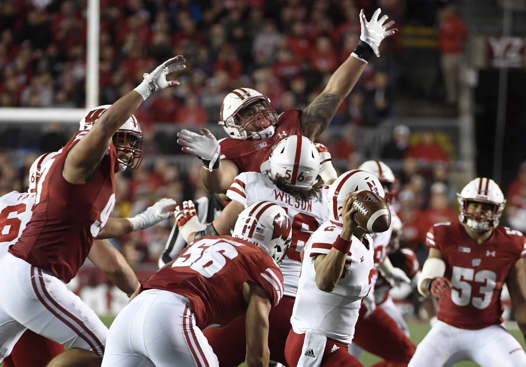 Nebraska vs Wisconsin, college football, 10.6.18